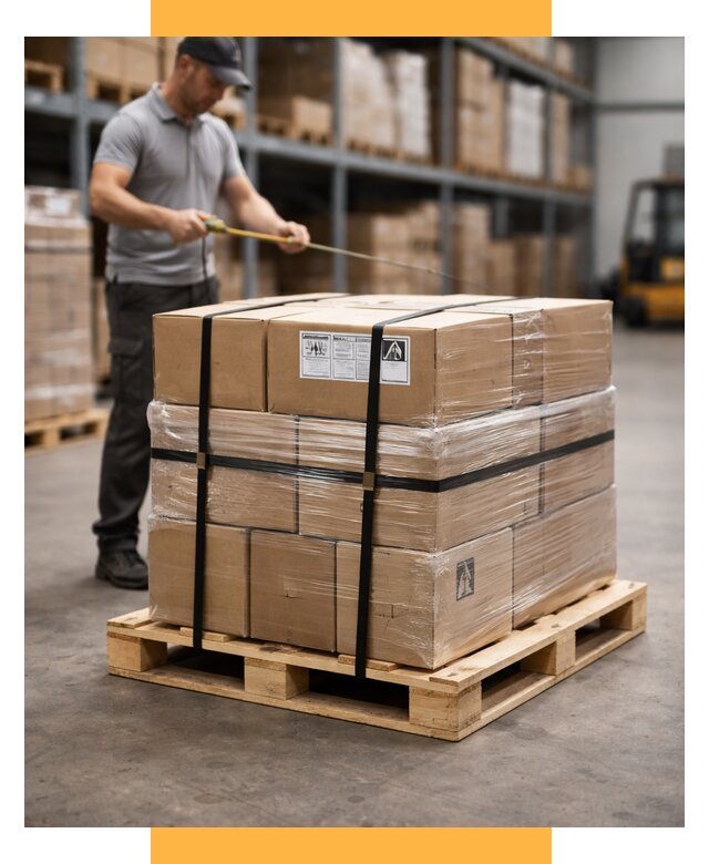 Упаковка и паллетирование грузов от 3555 р. | СетСервис-Крф