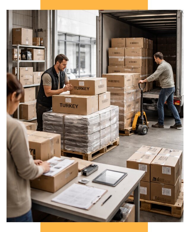 Доставка одежды из Турции от 6602 р. под ключ, СетСервис-Крф