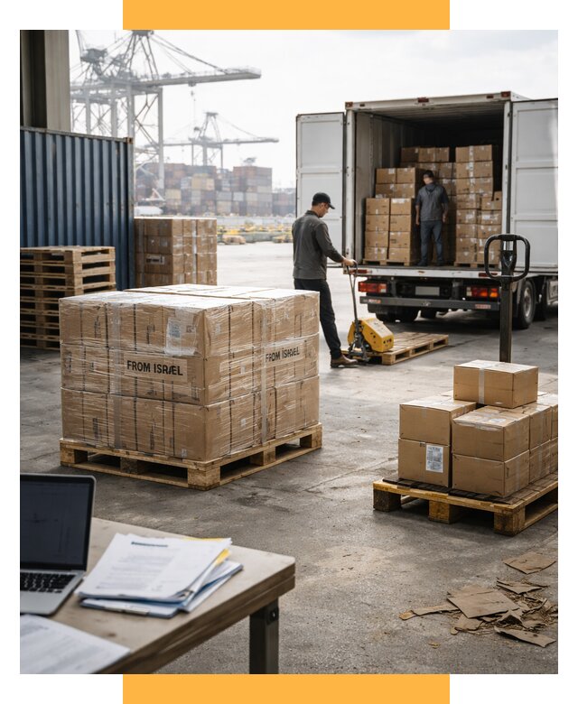Доставка грузов из Израиля от 15236 р., логистика от СетСервис-Крф