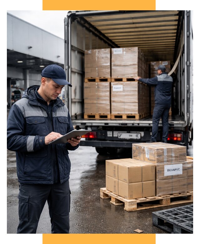 Доставка грузов из Беларуси от 15236 р. логистика СетСервис-Крф