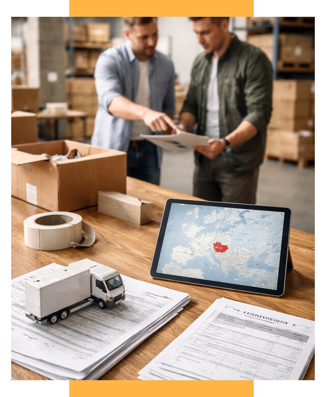 Доставка грузов в Чехию от 35550 р. - логистика СетСервис-Крф