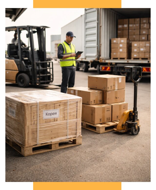 Доставка грузов в Корею из России от 35550 р. | СетСервис-Крф