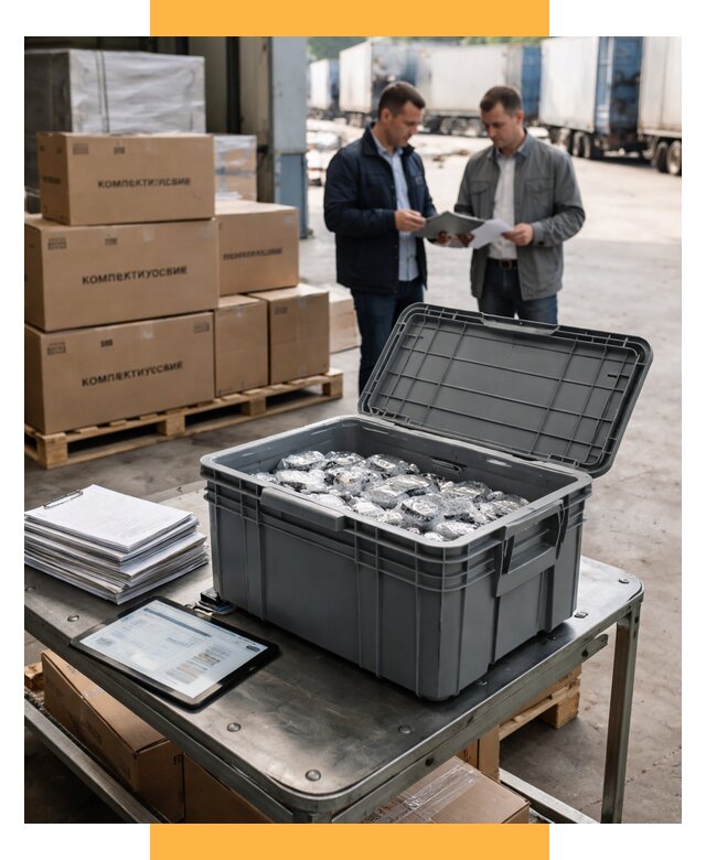 Перевозка комплектующих из Китая от 6602 р. | СетСервис-Крф