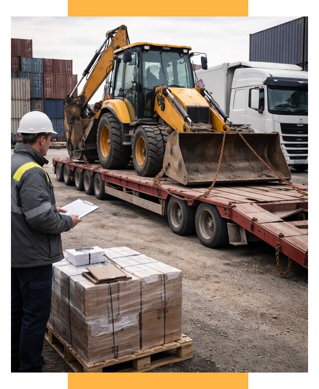 Международная перевозка спецтехники от 45707 р., СетСервис-Крф