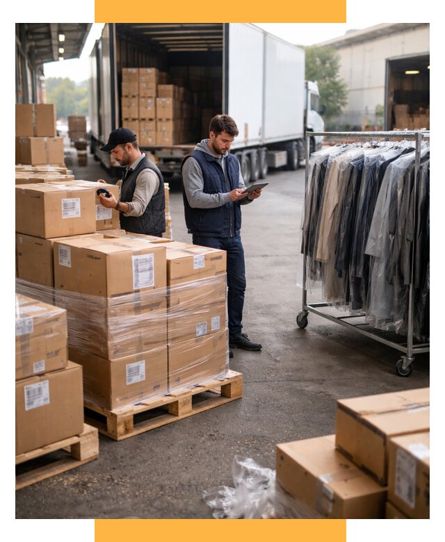 Перевозка и доставка одежды из Китая от 7618 р., СетСервис-Крф