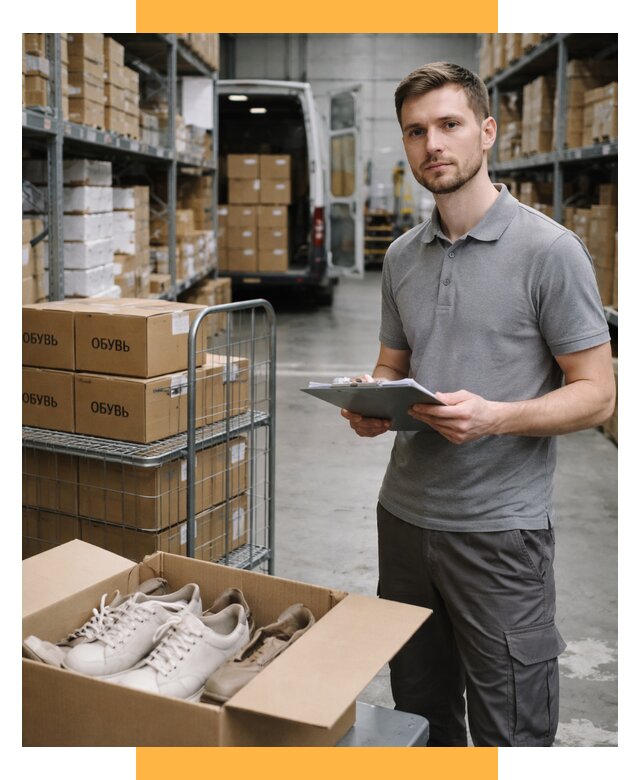 Доставка обуви из Китая и Турции от 4571 р. СетСервис-Крф