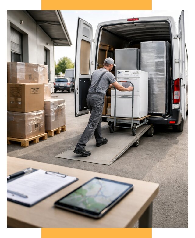 Перевозка бытовой техники от 6602 р. - логистика СетСервис-Крф