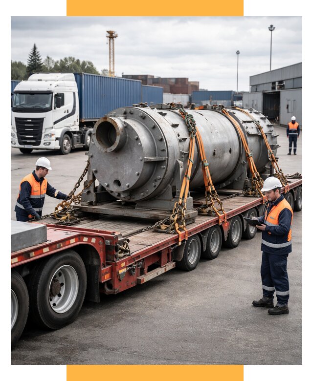 Перевозка тяжеловесных грузов под ключ от 152355 р. | СетСервис-Крф