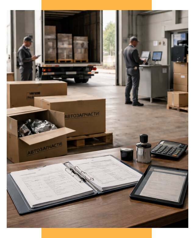 Таможенное оформление автозапчастей под ключ от 8633 р., СетСервис-Крф