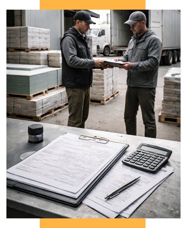 Таможенное оформление стройматериалов от 8633 р. | СетСервис-Крф