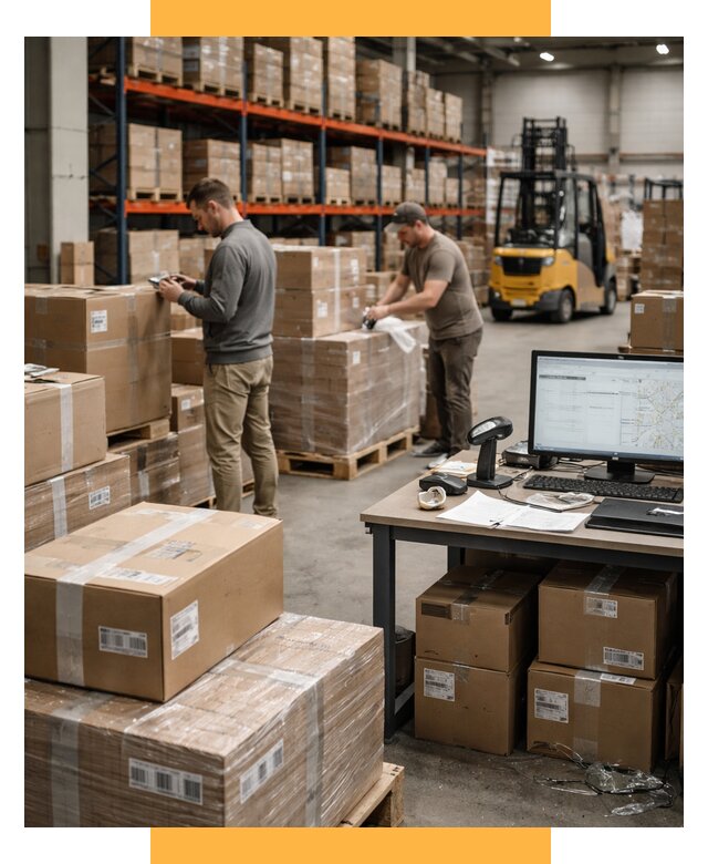 Склад консолидации в Европе от 6602 р., услуги СетСервис-Крф